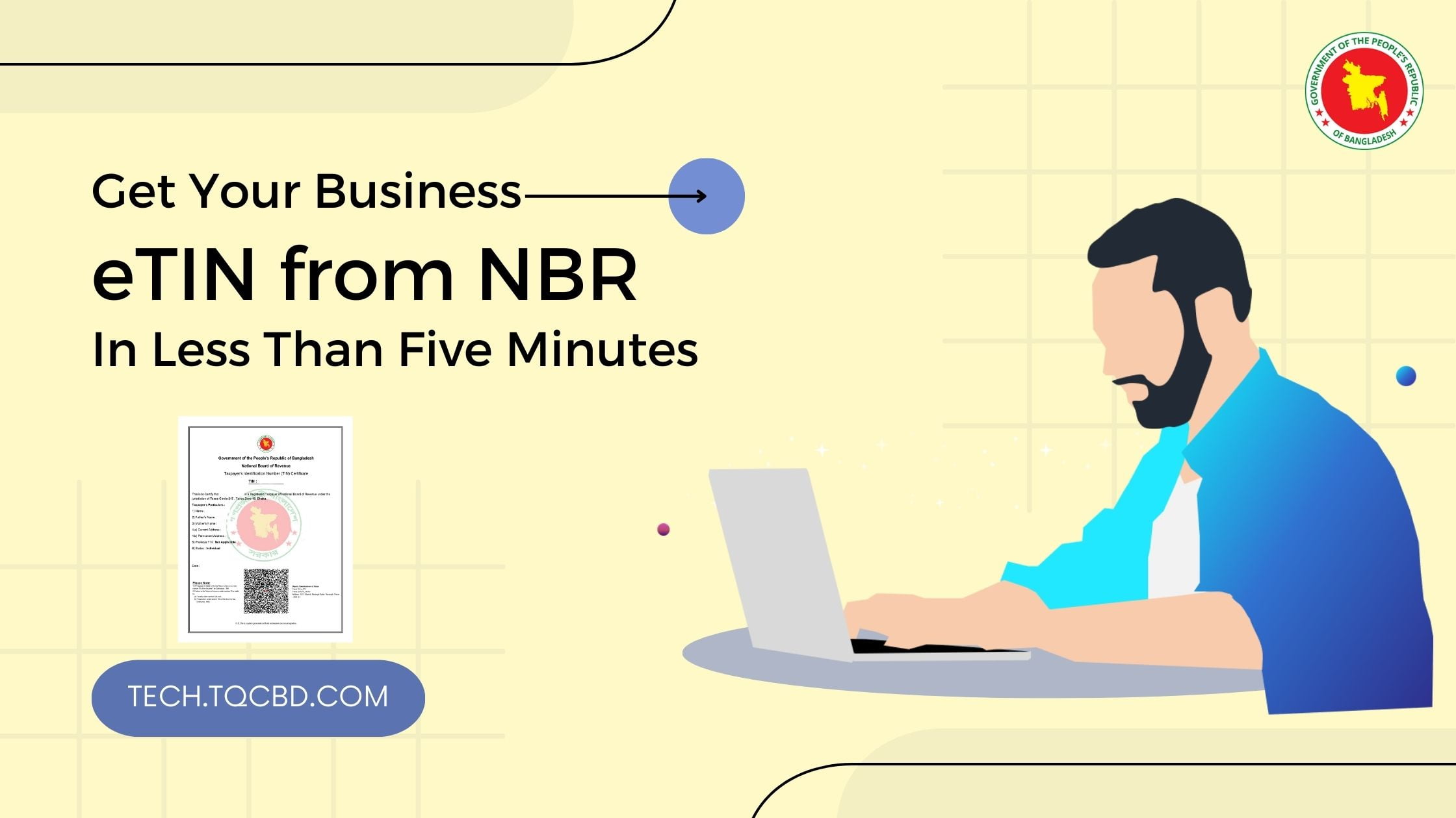 Get Your Business eTIN from NBR In Less Than Five Minutes