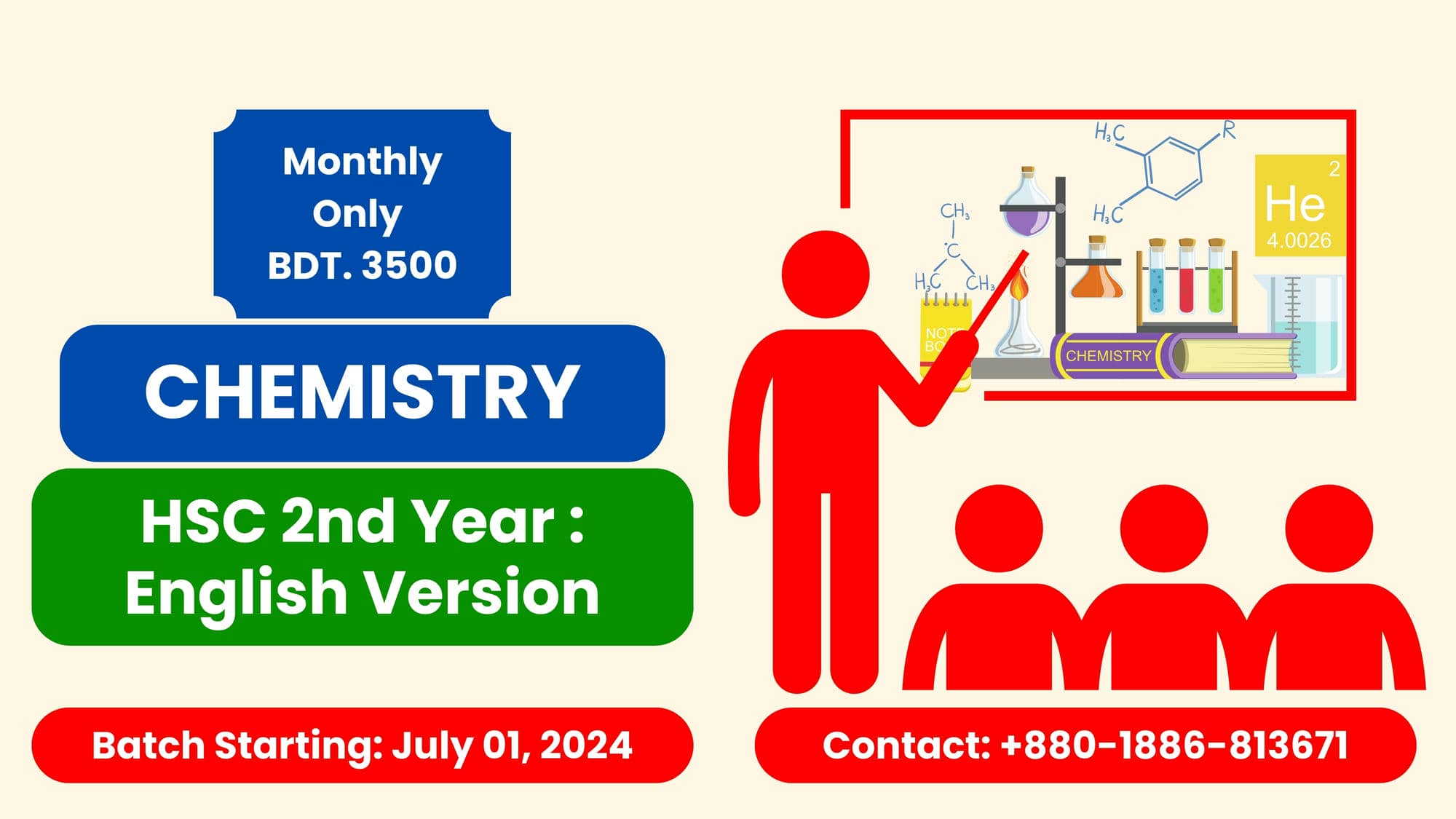 HSC (Intermediate) 2nd Year English Version Chemistry